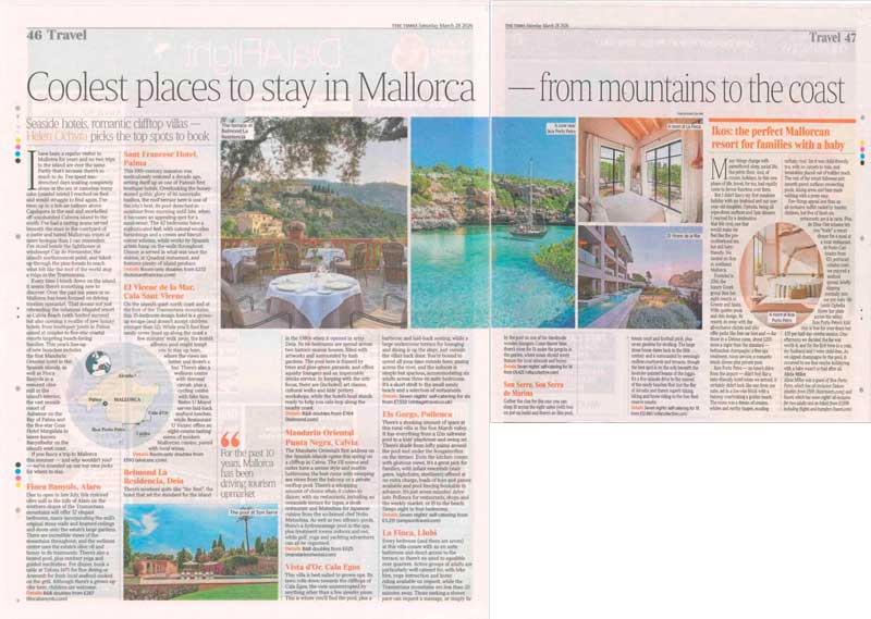imágenes suministradas por newsmallorca para una sección del diario The Times