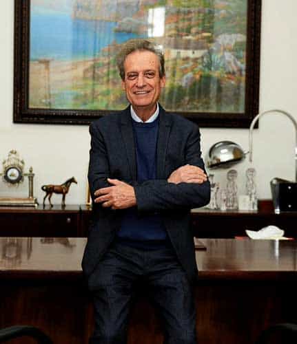 El Presidente del Fomento, Eduardo Gamero, en su despacho.