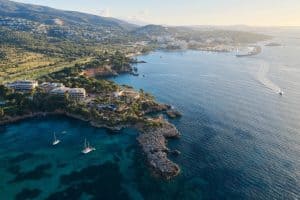 Vista aérea del Mandarin Oriental Mallorca