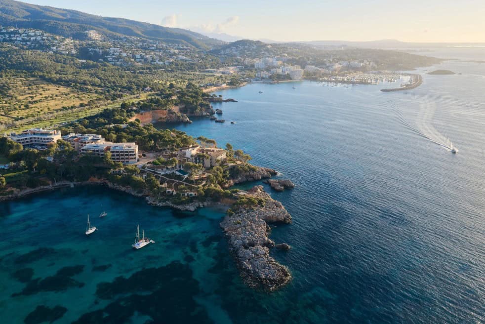 Vista aérea del Mandarin Oriental Mallorca